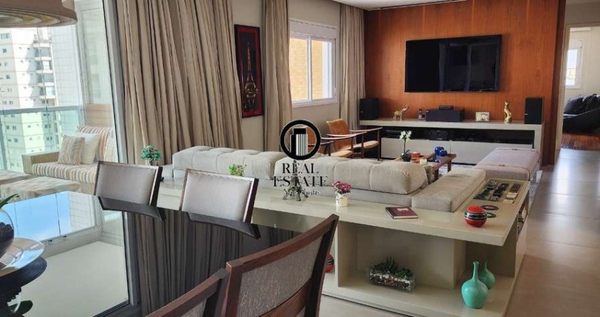 Apartamento para venda 161m², 3 dormitórios sendo 3 suítes e 3 vagas - Campo Belo