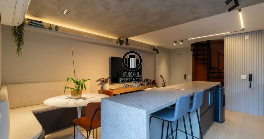 Cobertura Duplex para Venda - 58m², 2 dormitórios, 1 vaga - Moema