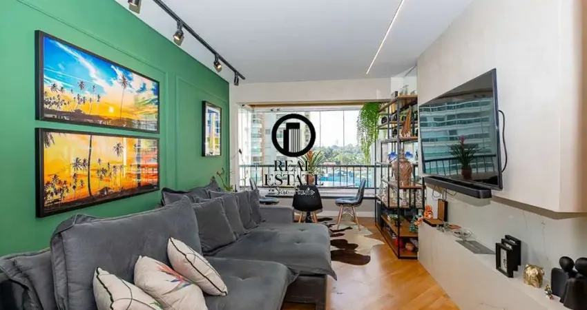 Apartamento para venda - 46m², 1 dormitório, sendo 1 suites, 1 vaga - brooklin paulista