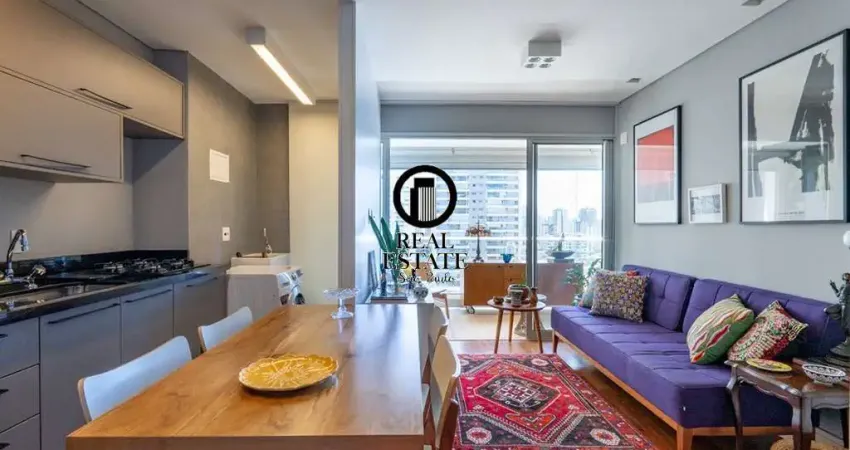 Apartamento para venda - 48m², 1 dormitório, sendo 1 suites, 1 vaga - cidade monções