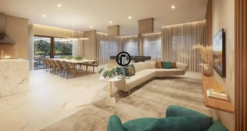 Apartamento para venda 126m², 3 dormitórios, 3 suites, 2 vagas - santo andré