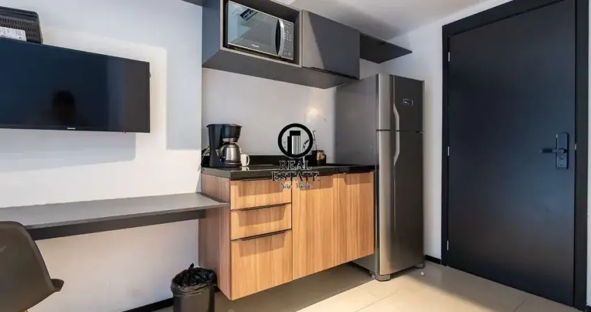 Apartamento studio para locação/aluguel mobiliado, 22m², 1 dormitório - consolação