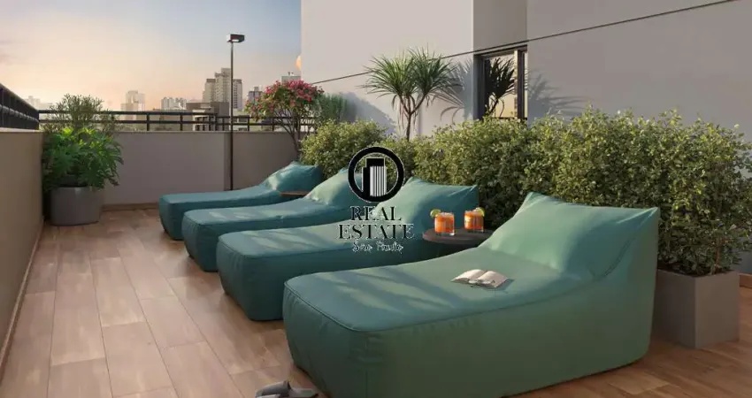 Apartamento à venda - 25.58m², 1 quarto, sendo 1 suíte, santo amaro