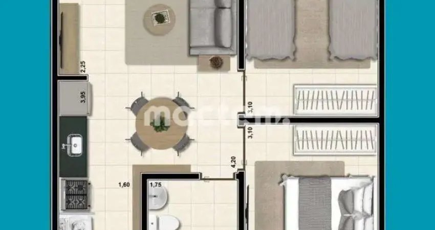 Apartamento com 2 quartos à venda no Chácaras Pedro Corrêa de Carvalho, Ribeirão Preto