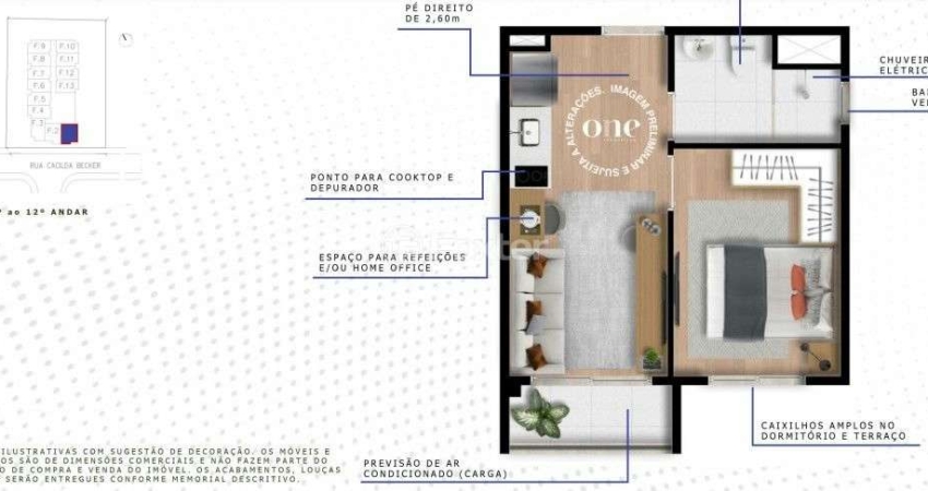 Apartamento com 1 quarto à venda na Rua Cacilda Becker, 112, Jardim das Acacias, São Paulo
