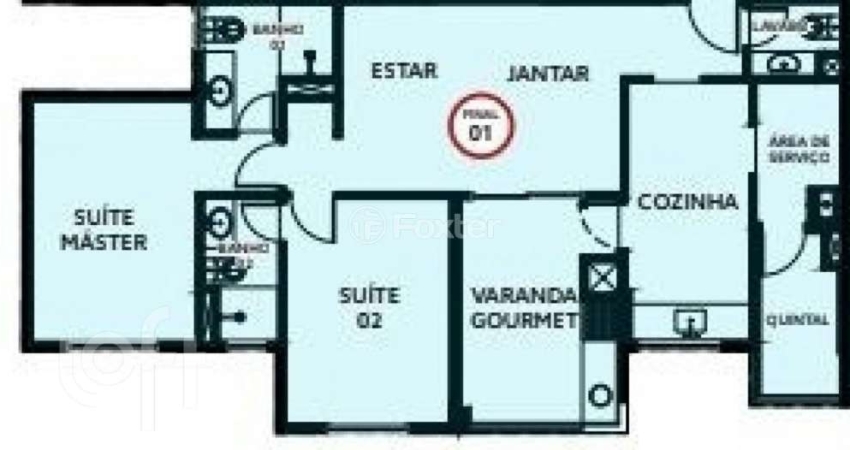 Apartamento com 2 quartos à venda na Avenida Doutor Rodrigues Alves, 152, Fundação, São Caetano do Sul
