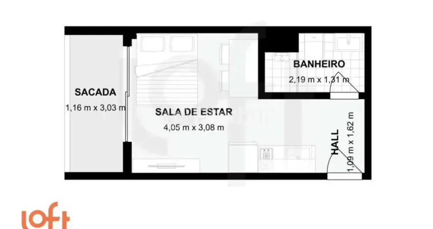 Apartamento com 1 quarto à venda na Rua Álvaro de Carvalho, 163, Centro, São Paulo