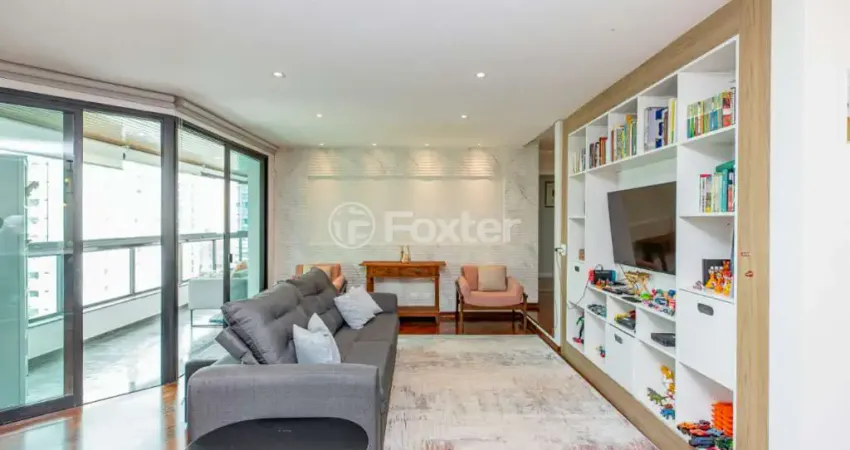 Apartamento com 4 quartos à venda na Avenida Ibijaú, 191, Moema, São Paulo