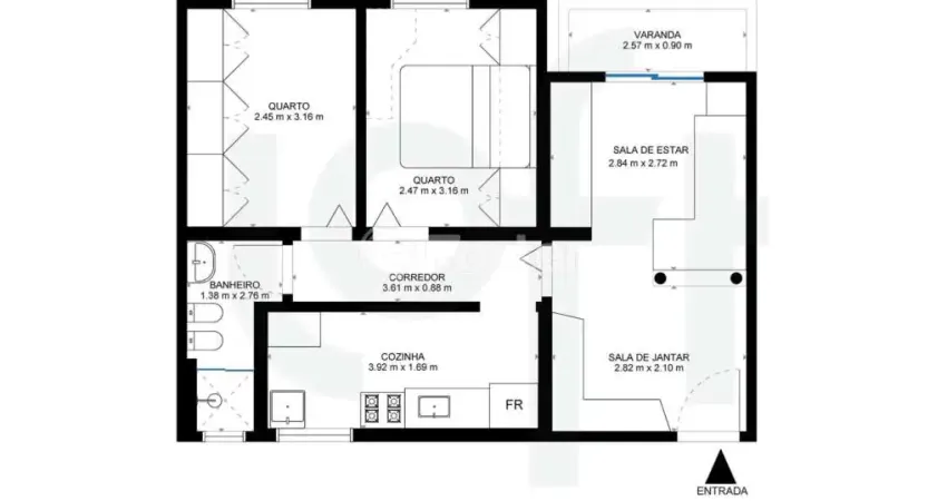 Apartamento com 2 quartos à venda na Avenida João Pessoa, 521, Lauzane Paulista, São Paulo