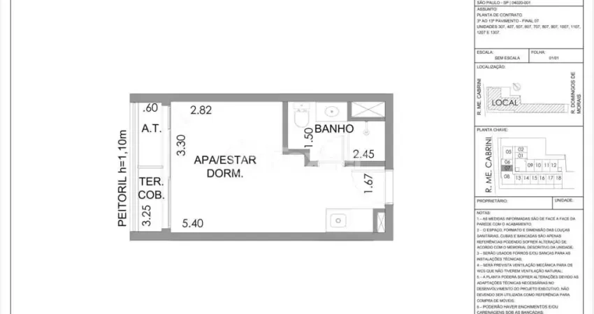 Apartamento com 1 quarto à venda na Rua Madre Cabrini, 303, Vila Mariana, São Paulo