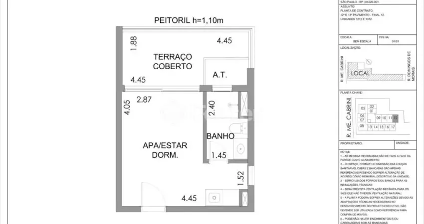 Apartamento com 1 quarto à venda na Rua Madre Cabrini, 303, Vila Mariana, São Paulo