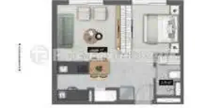 Apartamento com 1 quarto à venda na Avenida Francisco Petuco, 288, Boa Vista, Porto Alegre