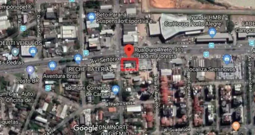 Terreno comercial à venda na Rua Ouro Preto, 911, Jardim Floresta, Porto Alegre