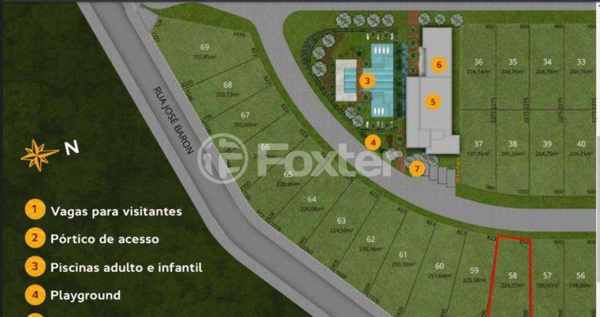 Terreno em condomínio fechado à venda na Avenida Arroio Feijó, 2420, Rubem Berta, Porto Alegre
