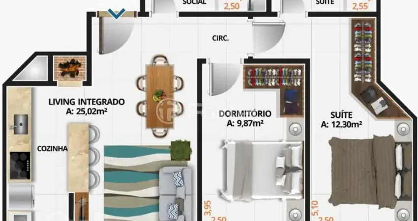Apartamento com 2 quartos à venda na Rua Marabá, 3120, Navegantes, Capão da Canoa