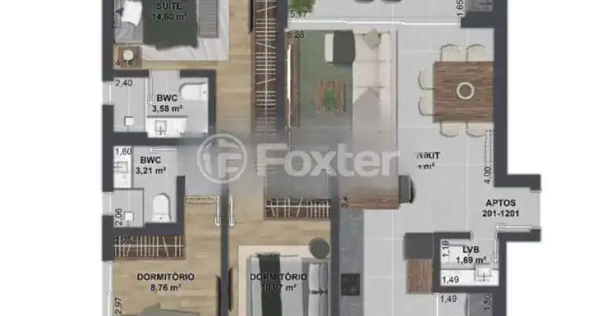 Apartamento com 3 quartos à venda na Rua Desembargador Urbano Salles, 99, Centro, Florianópolis