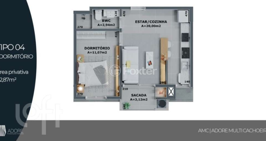 Apartamento com 1 quarto à venda na Rua Leonel Pereira, 715, Cachoeira do Bom Jesus, Florianópolis