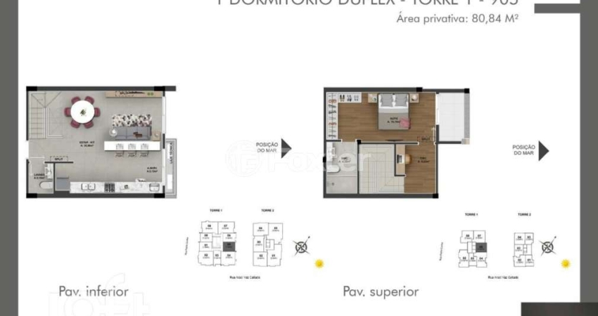 Apartamento com 1 quarto à venda na Rua Araci Vaz Callado, 1514, Canto, Florianópolis