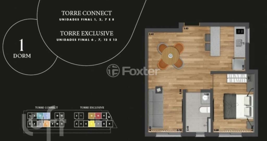 Apartamento com 1 quarto à venda na Rodovia Virgílio Várzea, 427, Saco Grande, Florianópolis