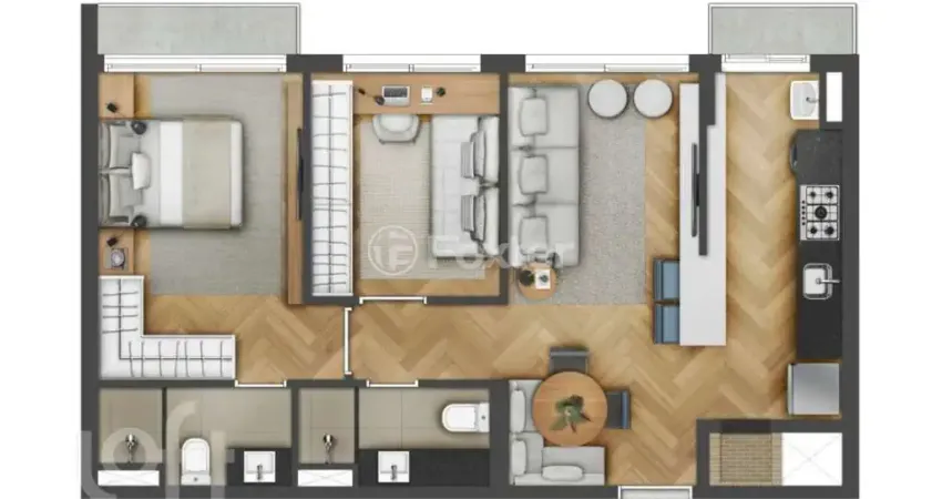 Apartamento com 2 quartos à venda na Rua José do Patrocínio, 527, Cidade Baixa, Porto Alegre