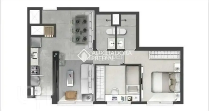 Apartamento com 2 quartos à venda na Avenida Assis Brasil, 3982, Jardim Lindóia, Porto Alegre