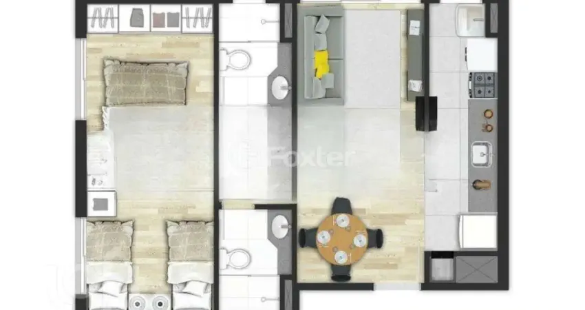 Apartamento com 2 quartos à venda na Rua Olavo Bilac, 800, Azenha, Porto Alegre