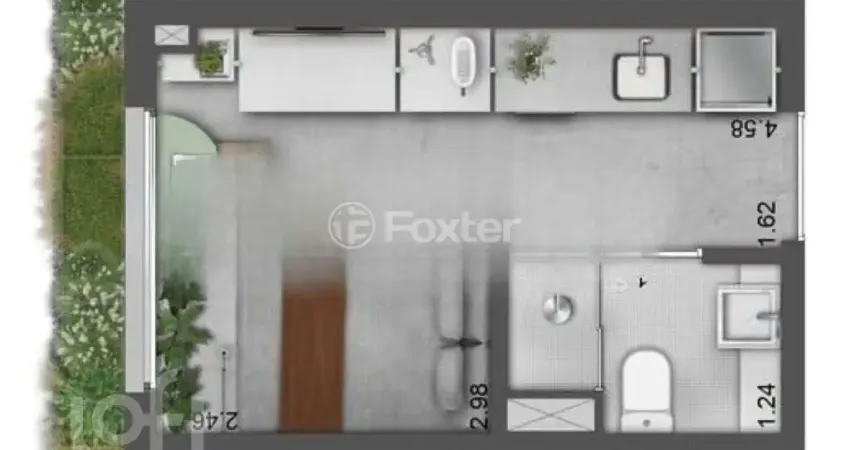 Kitnet / Stúdio à venda na Rua Gonçalves Dias, 37, Menino Deus, Porto Alegre