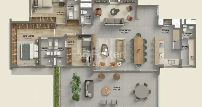 Apartamento com 3 quartos à venda na Avenida Iguassu, 695, Petrópolis, Porto Alegre