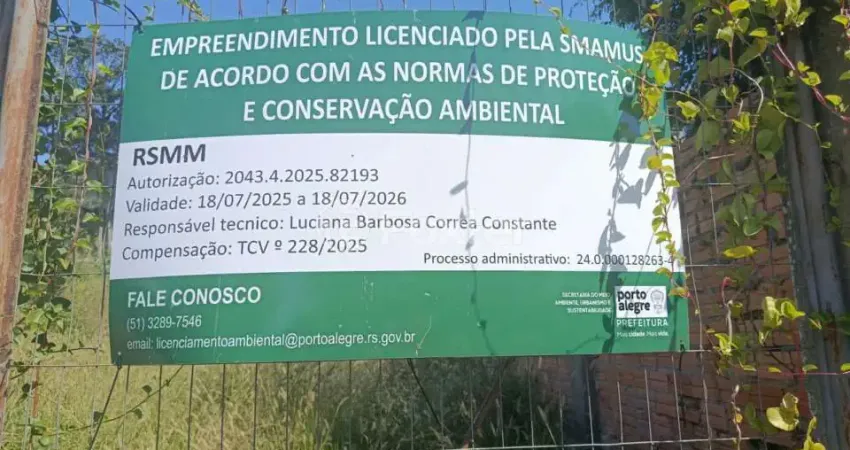 Terreno à venda na Rua Padre João Batista Reus, 659, Vila Conceição, Porto Alegre