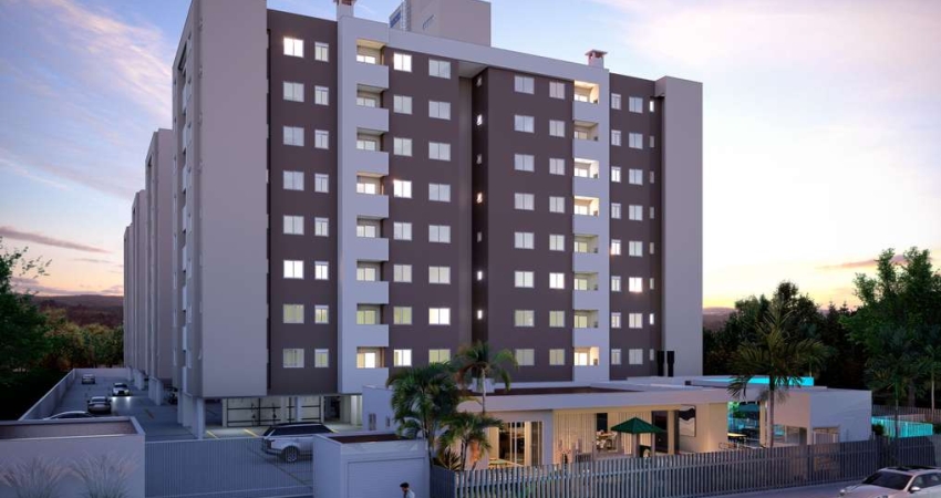 Apartamento de 2 quartos sendo 1 Suíte, sacada com churrasqueira, Rio Caveiras - Biguaçu/SC
