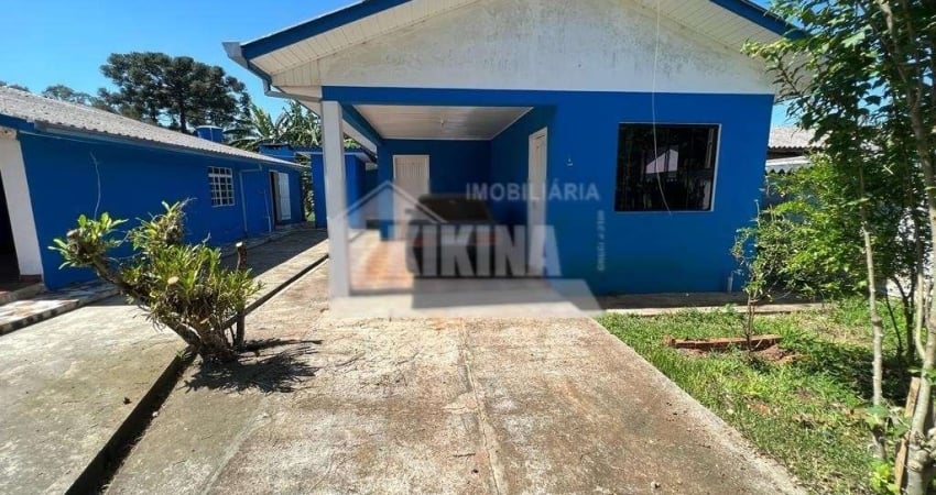 Casa Residencial com 3 quartos  para alugar, 60.00 m2 por R$700.00  - Guaragi - Distrito Guaragi/PR