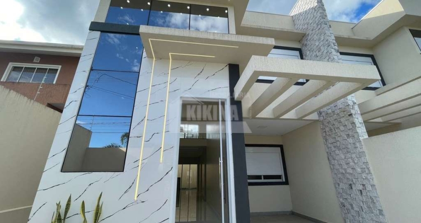 Casa Residencial com 3 quartos  à venda, 133.00 m2 por R$790000.00  - Jardim Carvalho - Ponta Grossa/PR