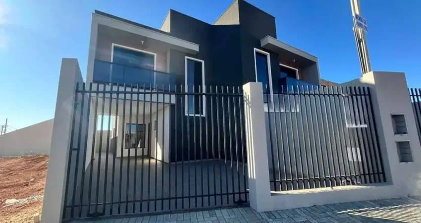 Sobrado com 3 quartos  à venda, 130.00 m2 por R$470000.00  - Cara Cara - Ponta Grossa/PR
