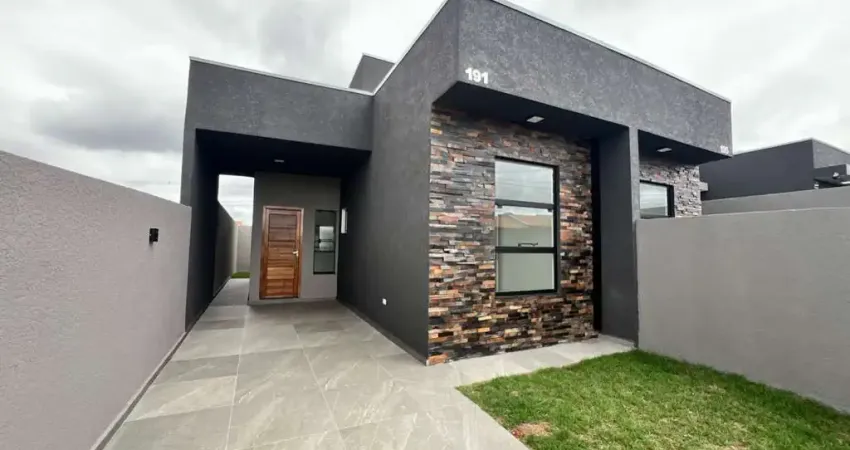 Casa Residencial com 2 quartos  à venda, 51.72 m2 por R$245000.00  - Cara Cara - Ponta Grossa/PR