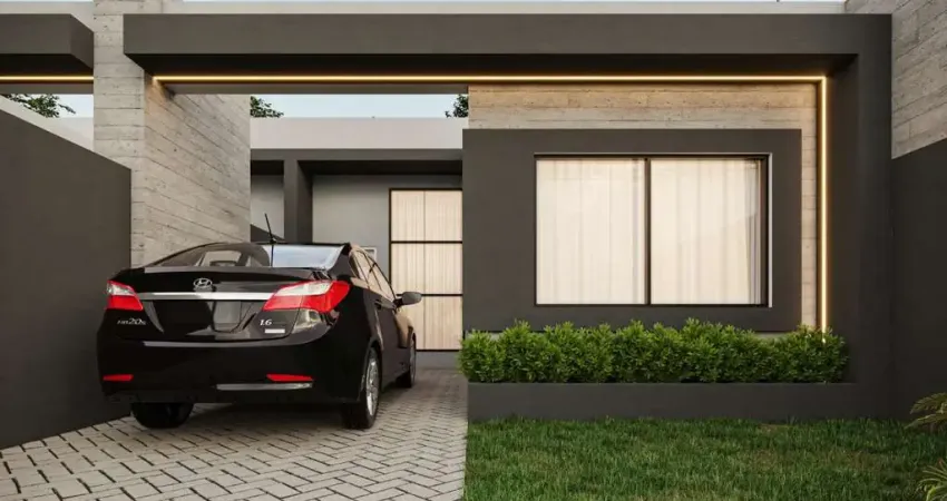 Casa Residencial com 2 quartos  à venda, 62.00 m2 por R$290000.00  - Cara-Cara - Ponta Grossa/PR