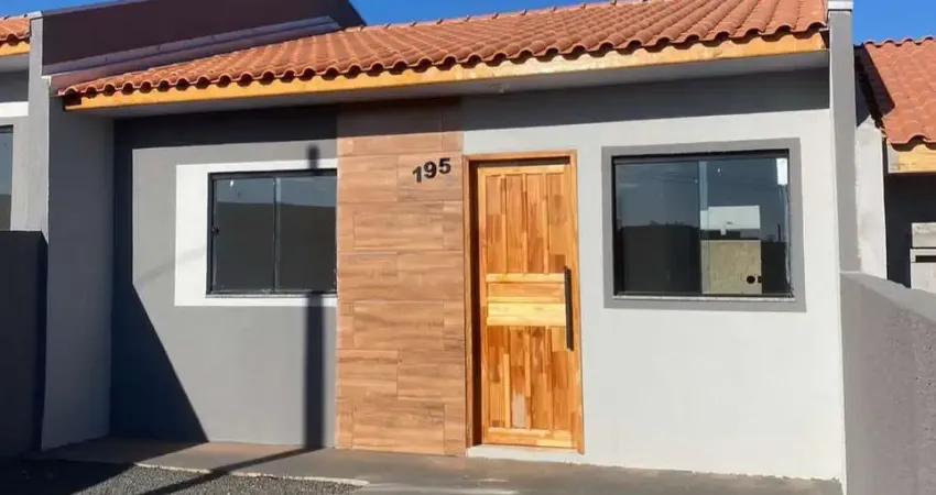 Casa residencial com 2 quartos à venda, 45.00 m2 por r$205000.00 - cara-cara - ponta grossa/pr