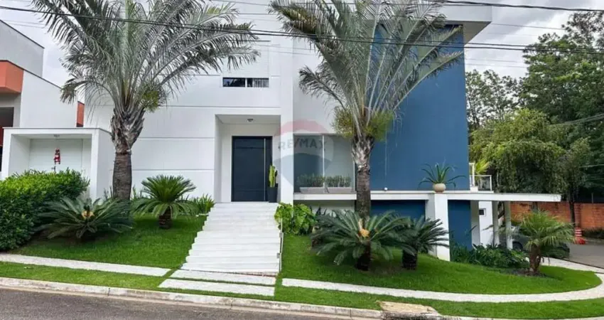 Casa de luxo em condomínio: 4 suítes, 6 banheiros, 6 vagas de garagem e 418,64m² em votorantim-sp.