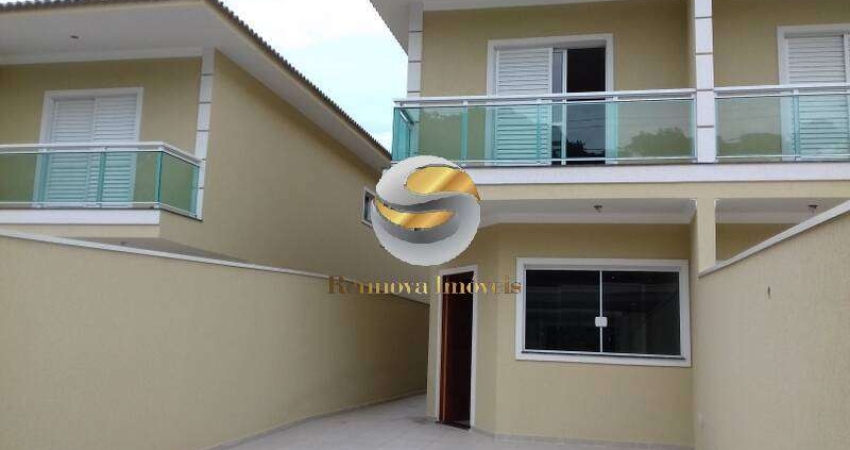 Sobrado 129 m², 03 suítes, área gourmet e Quintal