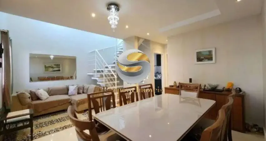 Casa 03 dormitórios, 2 ambientes de sala com pé direito, aquecimento a gás