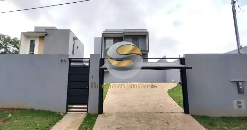 CASA NOVA 3 DORM. 1 SUITE, CLOSET, MODERNA, 6 VAGAS, QUINTAL AMPLO