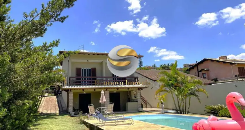 Casa 3 dorm. 1 suite, conforto, piscina, espaço gorumet, vista magnifica