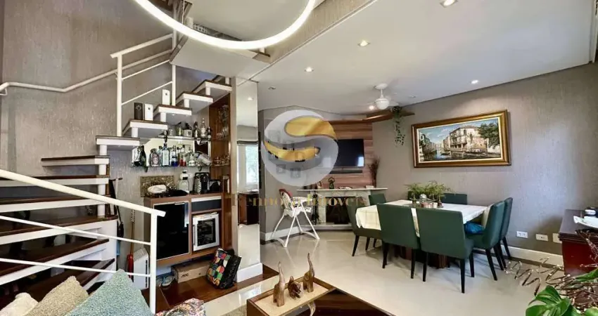 Sobrado 3 dormitórios, 1 suite, home office, ar-condicionado, lareira!