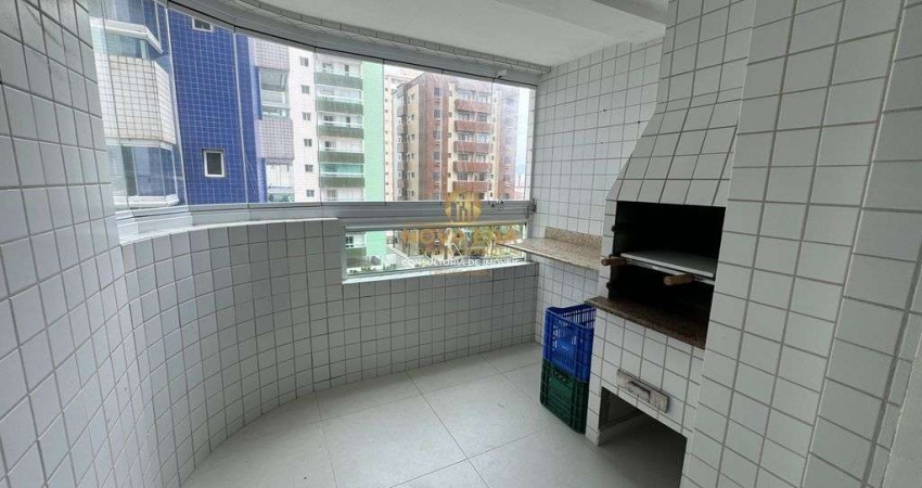 VISTA MAR 1 DORMITÓRIO/ SACADA ENVIDRAÇADA/ CHURRASQUEIRA A CARVÃO LAZER 360 MIL