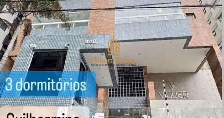 LOCAÇÃO DEFINITIVA SEM CAUÇÃO,  GUILHERMINA,  MARAVILHOSO 3 DORMT, 2  VAGAS