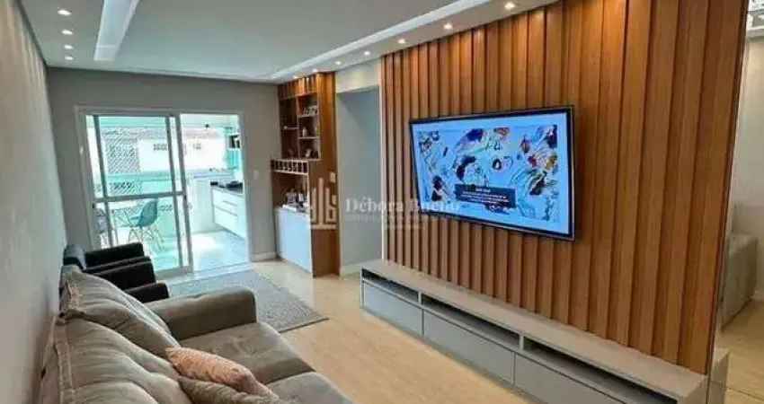 Boqueirão mobiliado r$ 720 mil - 2 dorm 1 suíte c/varanda & lazer de clube