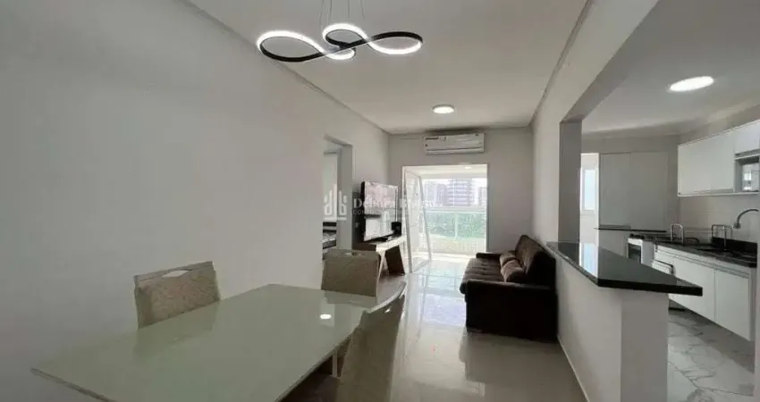 Todo mobiliado, vista mar, 2 dormits/ 1 suíte, lazer, sacada gourmet só 500 mil