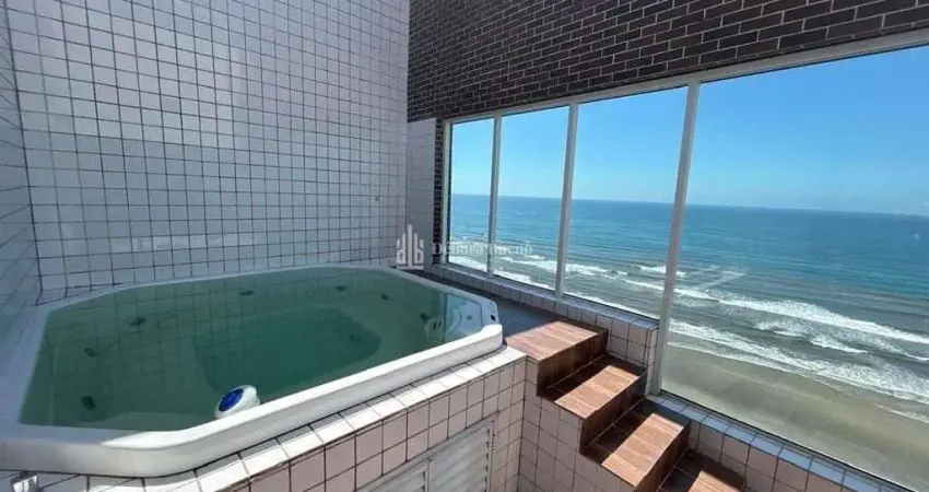 Cobertura duplex frente mar !! apenas r$ 620 mil de entrada 3dorm 2suites 3vagas