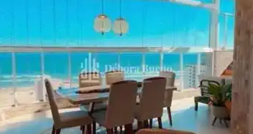 Incrível! cobertura mobiliada, vista mar, 3 dorm, 2 suítes, 2 vagas demarcadas