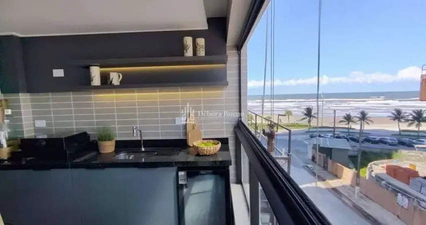Apartamento novo, vista mar, 2 dormt, lazer, varanda gourmet, quadra da praia!!