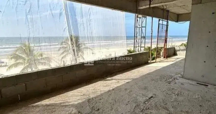 Exclusivo, frente mar, r$ 117 mil de entrada, 3 suites, 137m²a.u, porcelanato